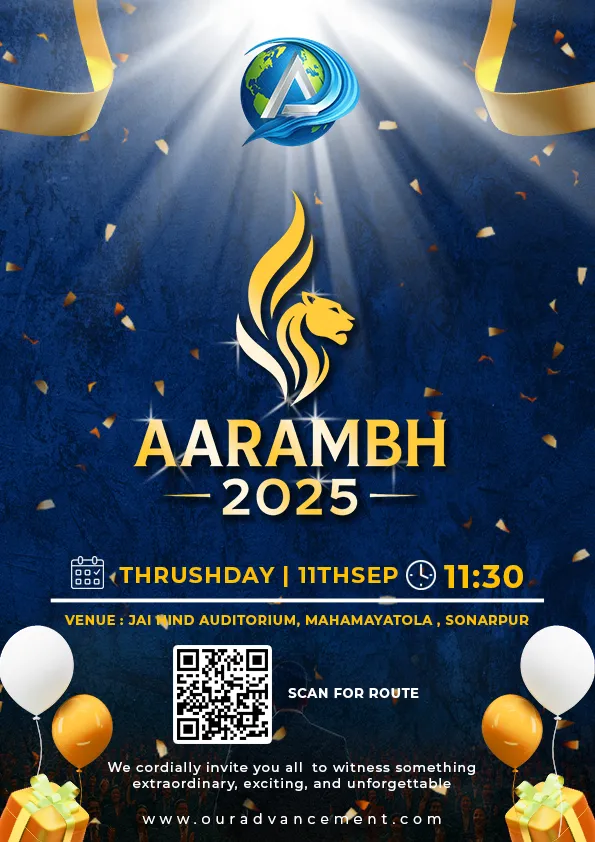 Advancement global - Advancement global poster with qr